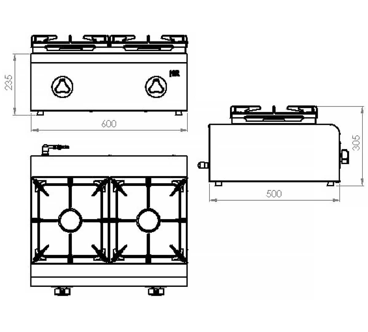 FAINCA HR - S500 COCINA FG600
