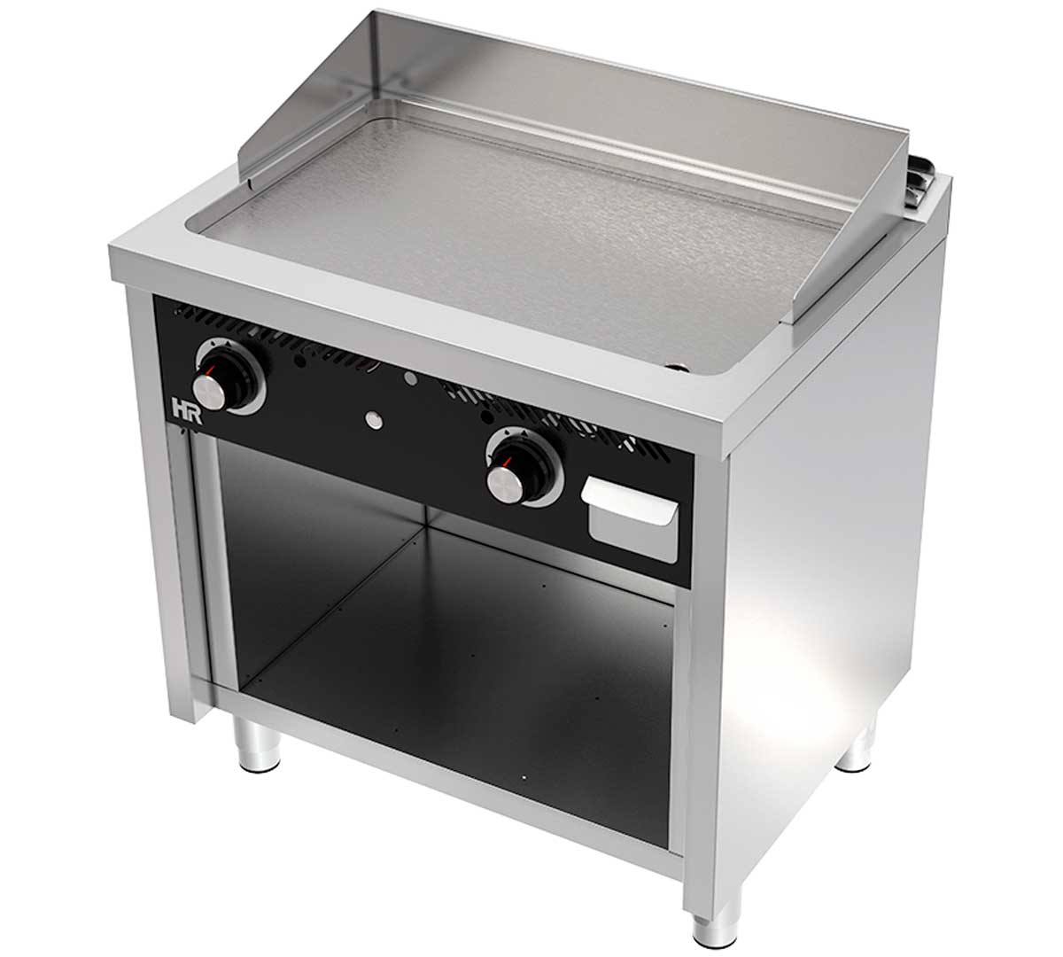 FAINCA HR - S600 FRY TOP DE ACERO DE PIE FT6008E