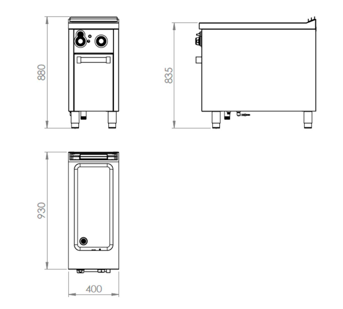 FAINCA HR - S900 BAÑO MARÍA GAS BMG9004E