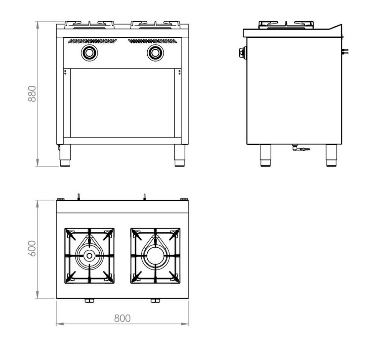 FAINCA HR - S600 COCINA C2F600E