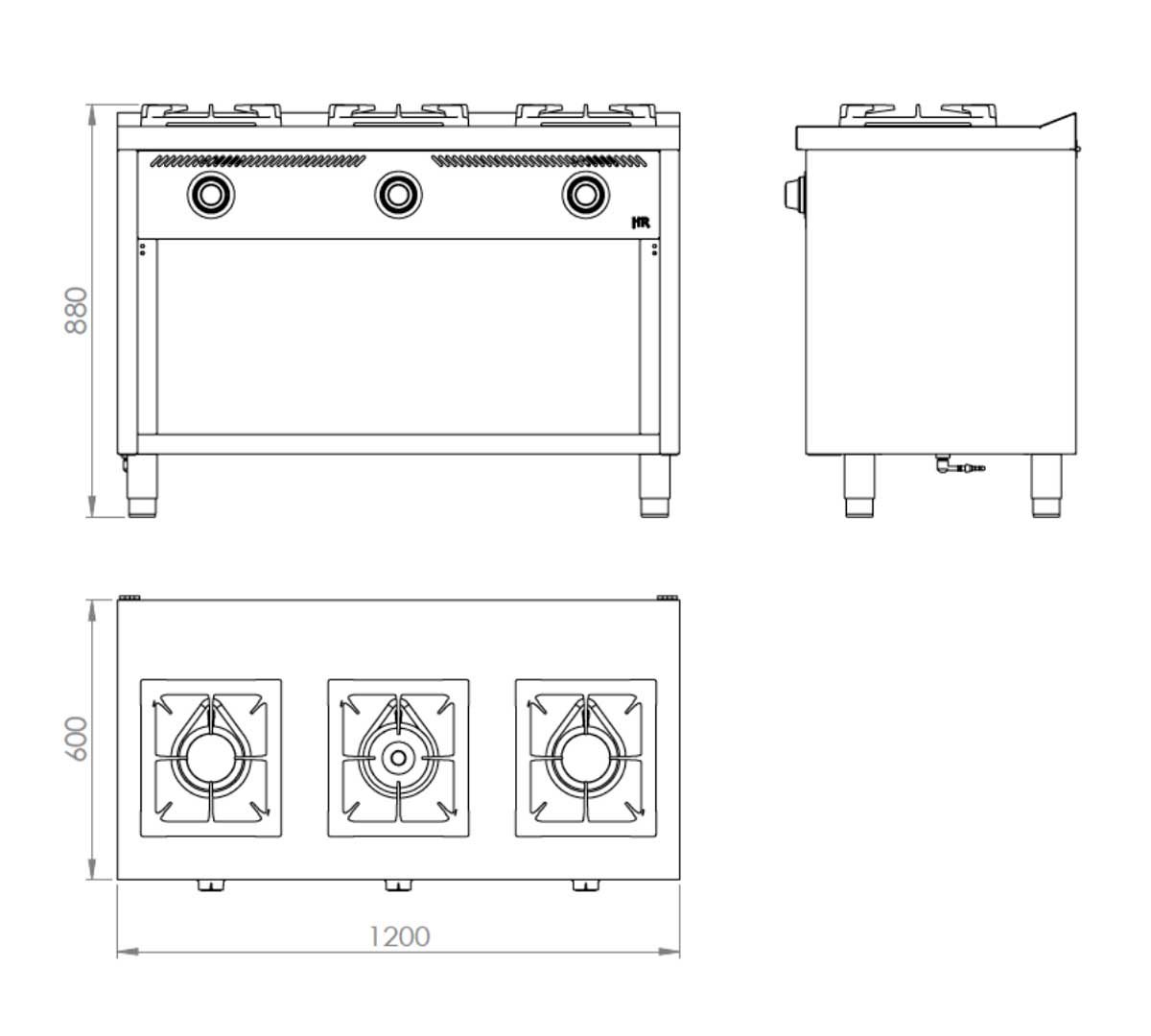 FAINCA HR - S600 COCINA C3F600E