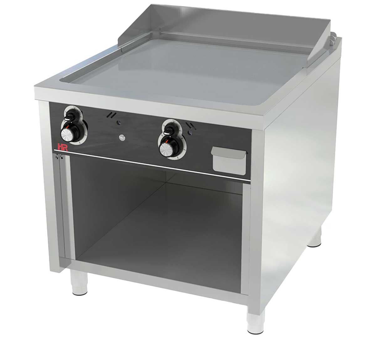 FAINCA HR - S900 FRY TOP CROMO CON ESTANTE FT9008SCR