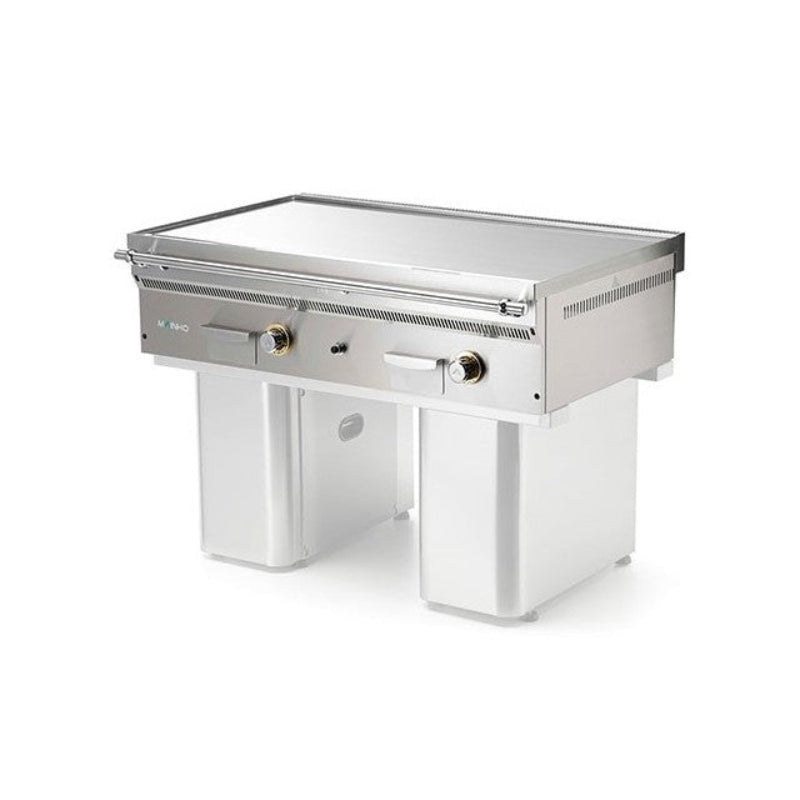 MAINHO - FRY-TOP SOBREMOSTRADOR A GAS CROMO DURO CENTRAL FCT-150/7 TY