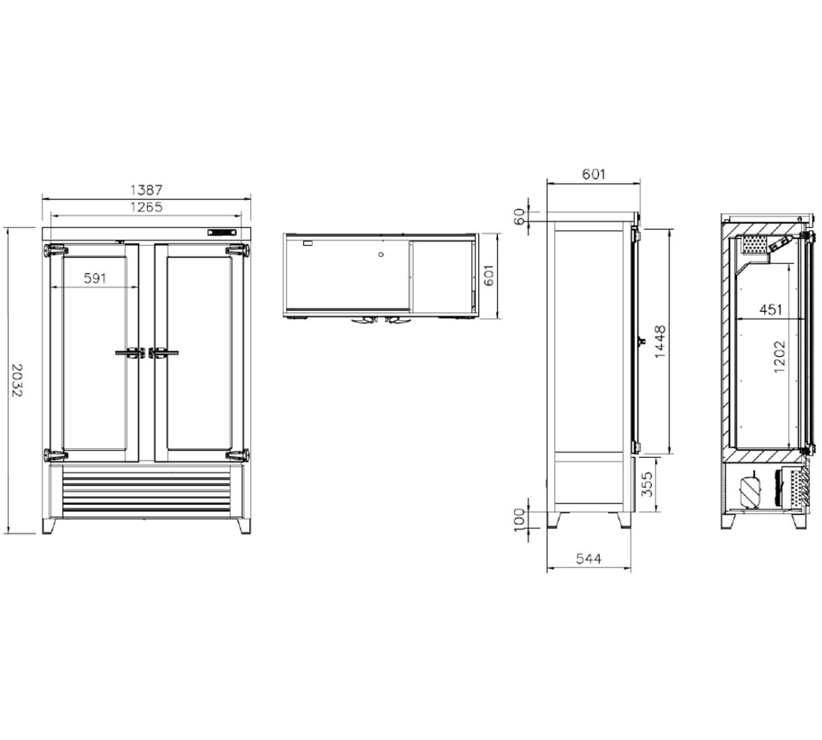 INFRICO - ARMARIO PARA VINOS EVV 49 R2G