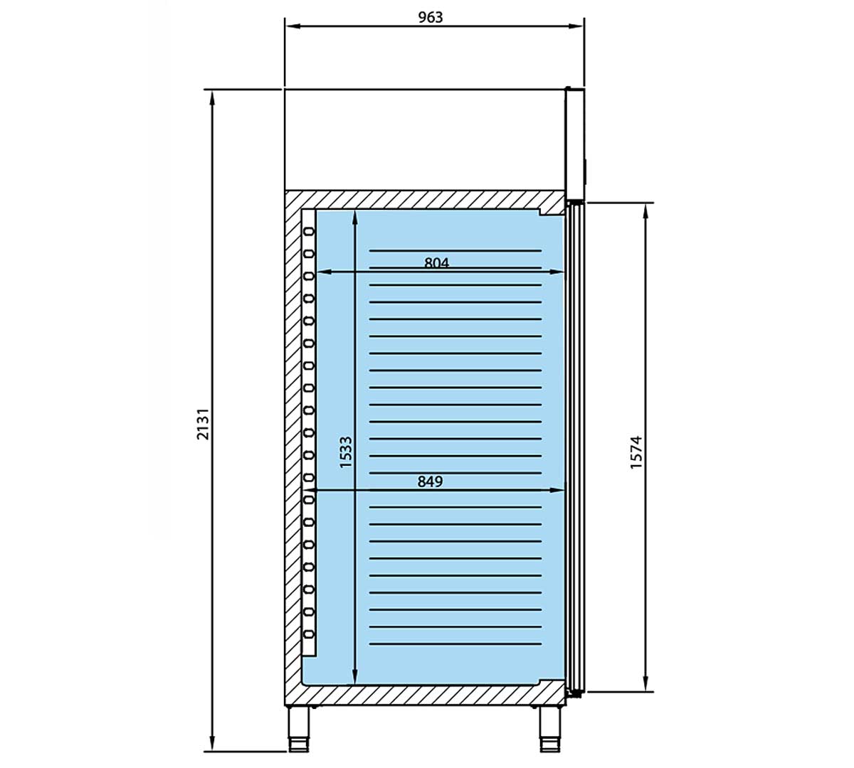 INFRICO - ARMARIO CONGELADOR HELADERÍA AGB 901 BT