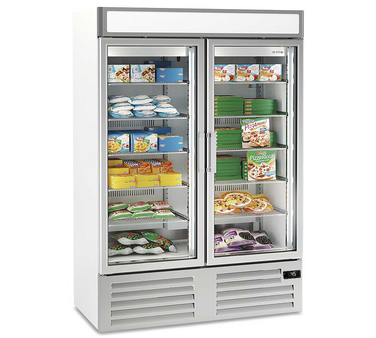 INFRICO - ARMARIO EXPOSITOR CONGELADOR NEC1002FV