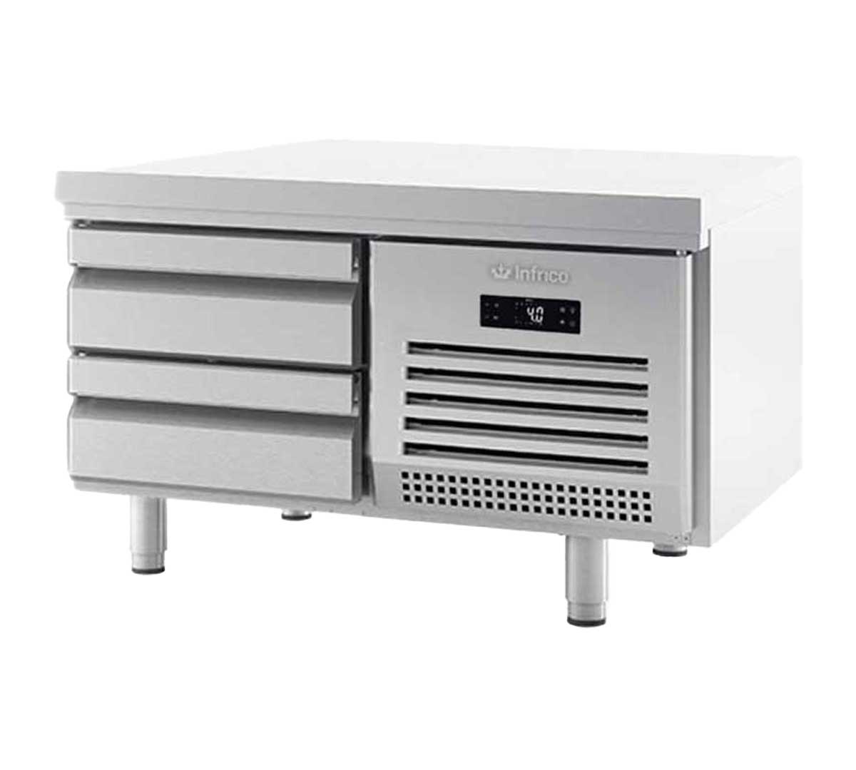 INFRICO - MESA DE CONGELACIÓN GASTRONORM GN 1/1 BAJA 2 CAJONES MSG 1000 BT