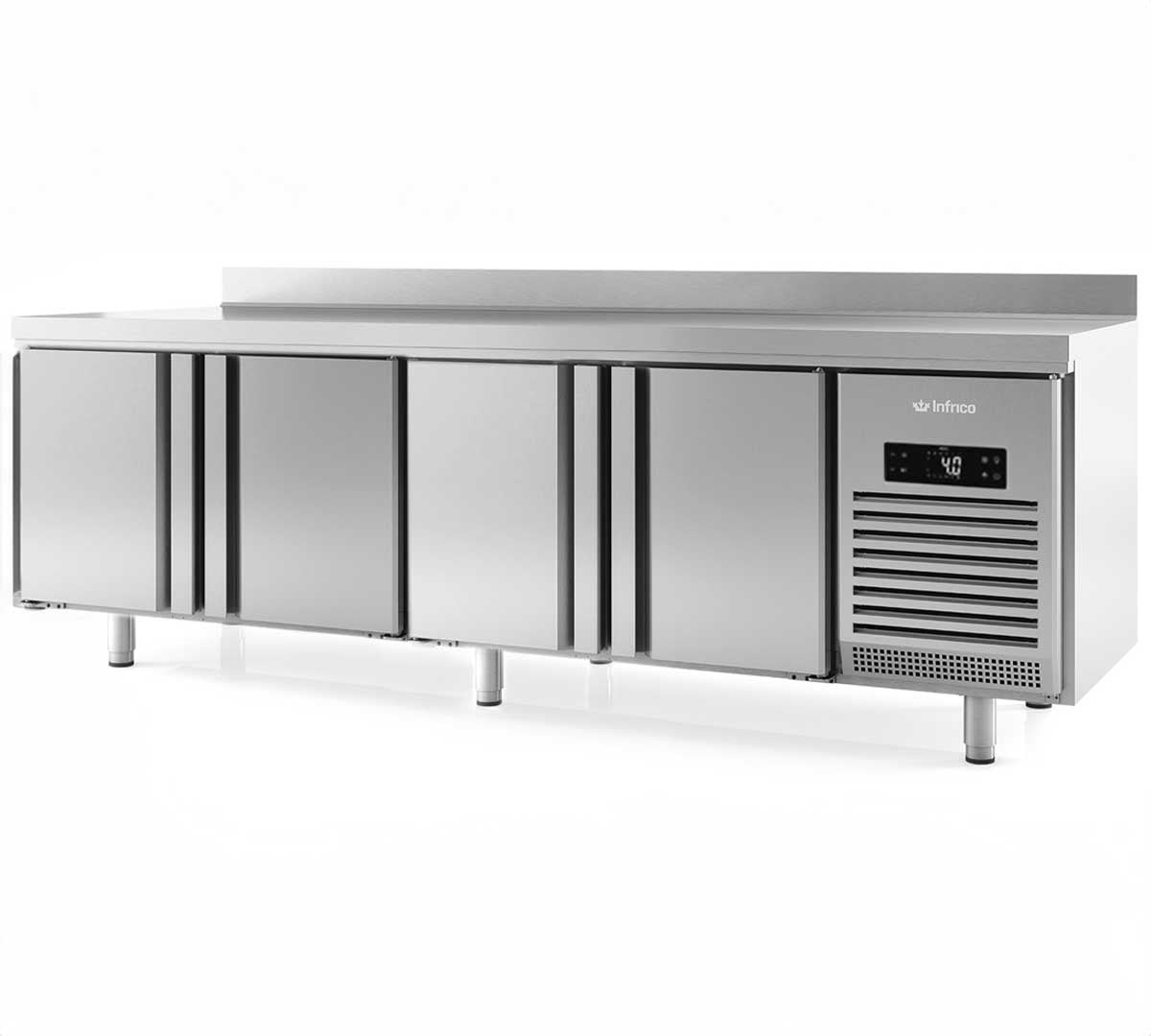INFRICO - MESA CONGELACION 4 PUERTAS SERIE 600 BMPP 2500 BT