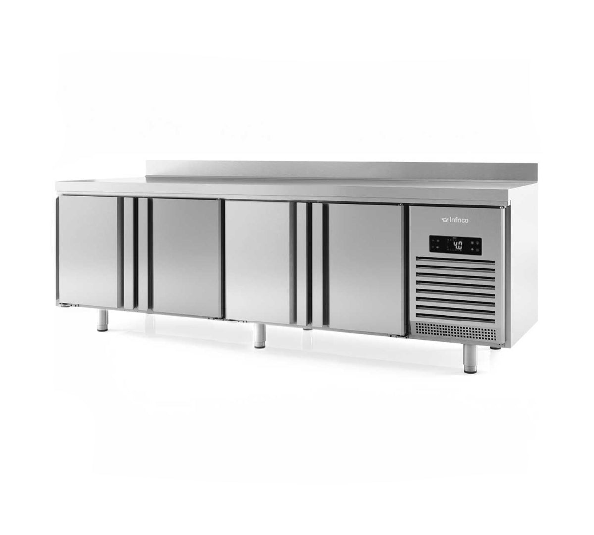 INFRICO - MESA CONGELACION 4 PUERTAS SERIE 600 BMPP 2500 BT