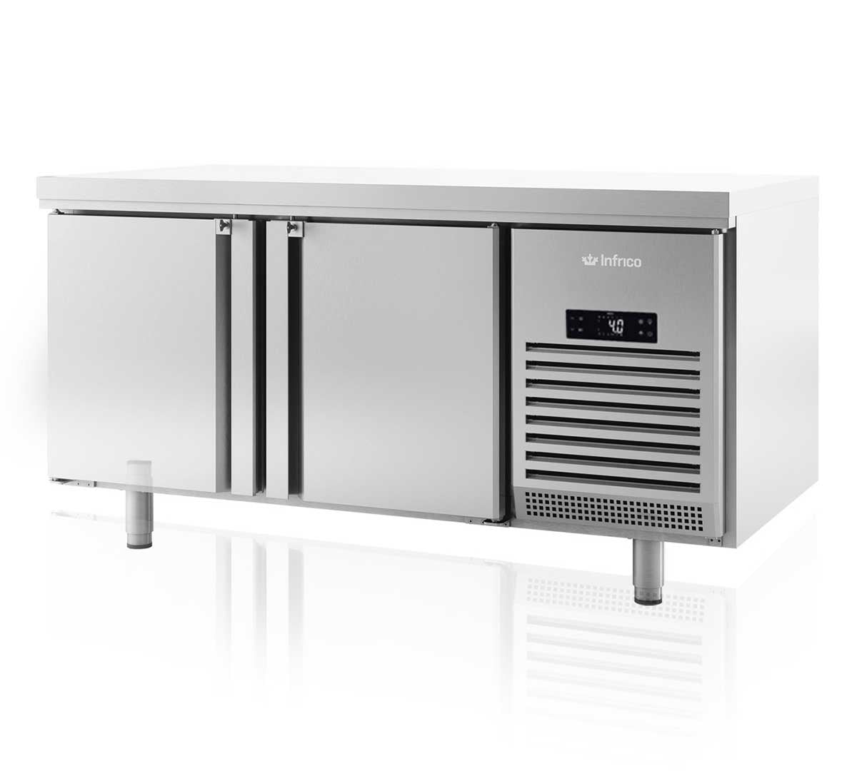 INFRICO - MESA CONGELACIÓN PASTELERÍA 2 PUERTAS MR 1620 BT
