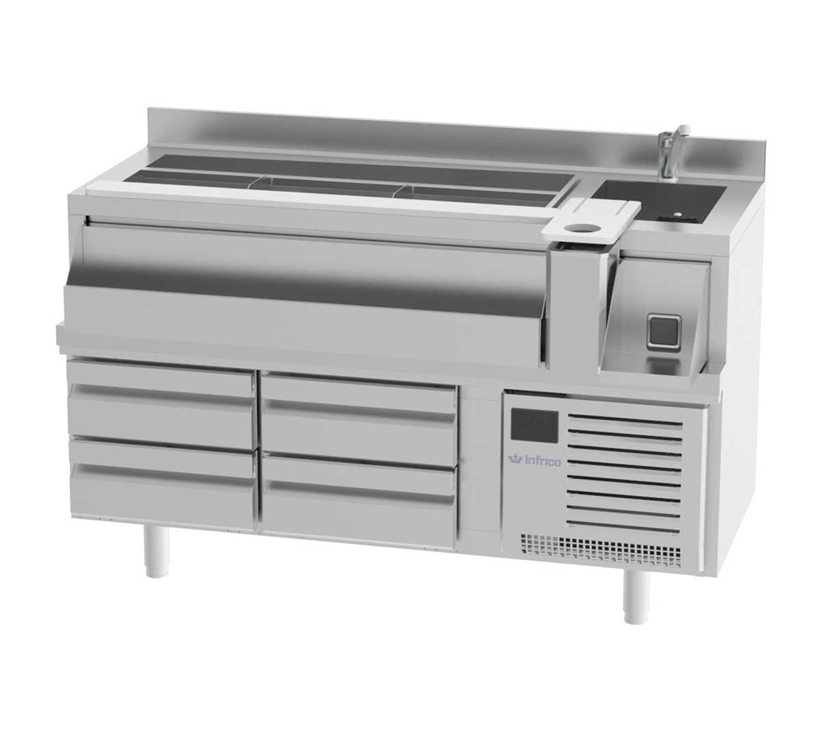 INFRICO - MESA REFRIGERADA COCKTAILS BST 1600 R