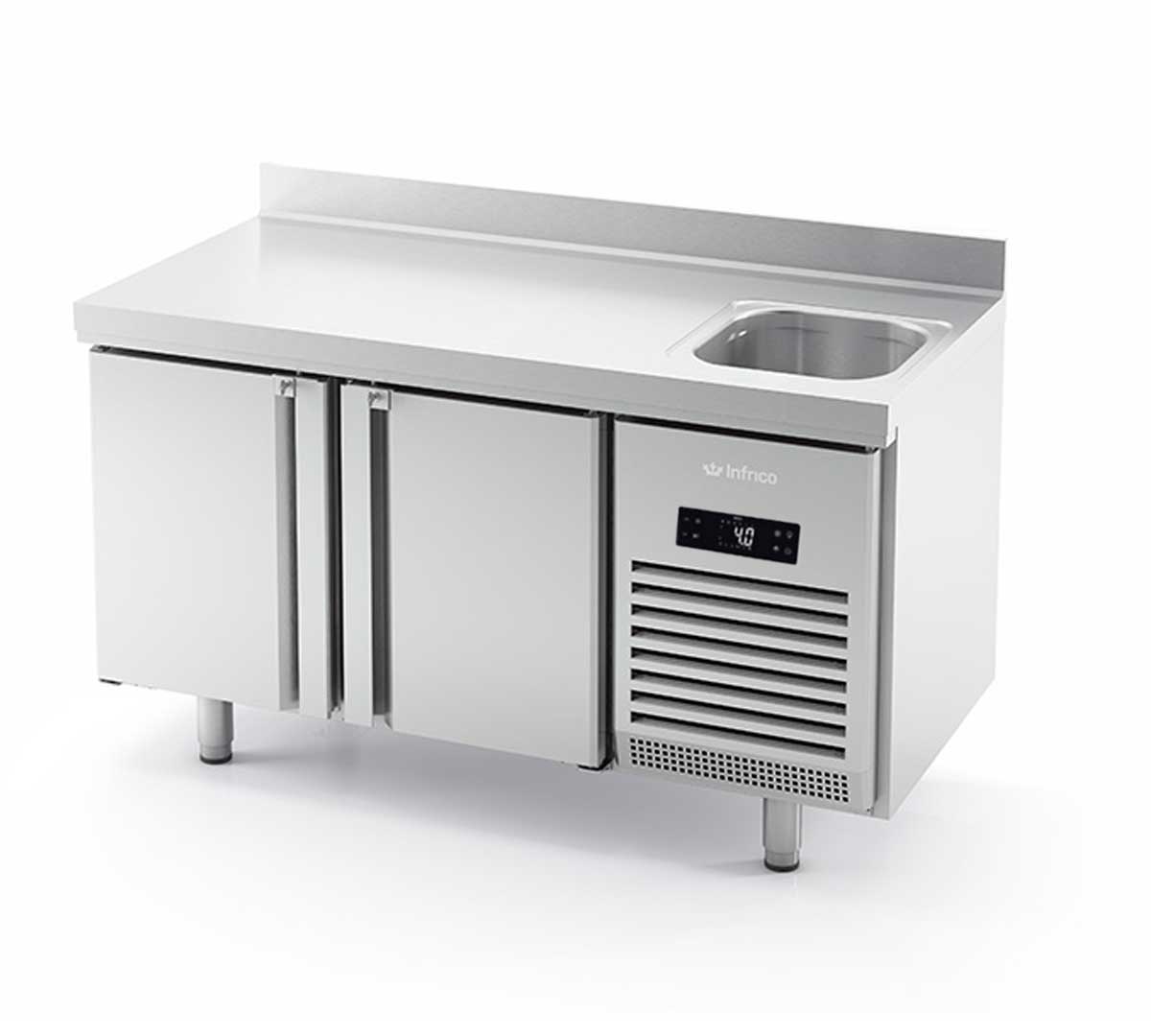 INFRICO - MESA REFRIGERADA FREGADERO SERIE 600 BMPPF II