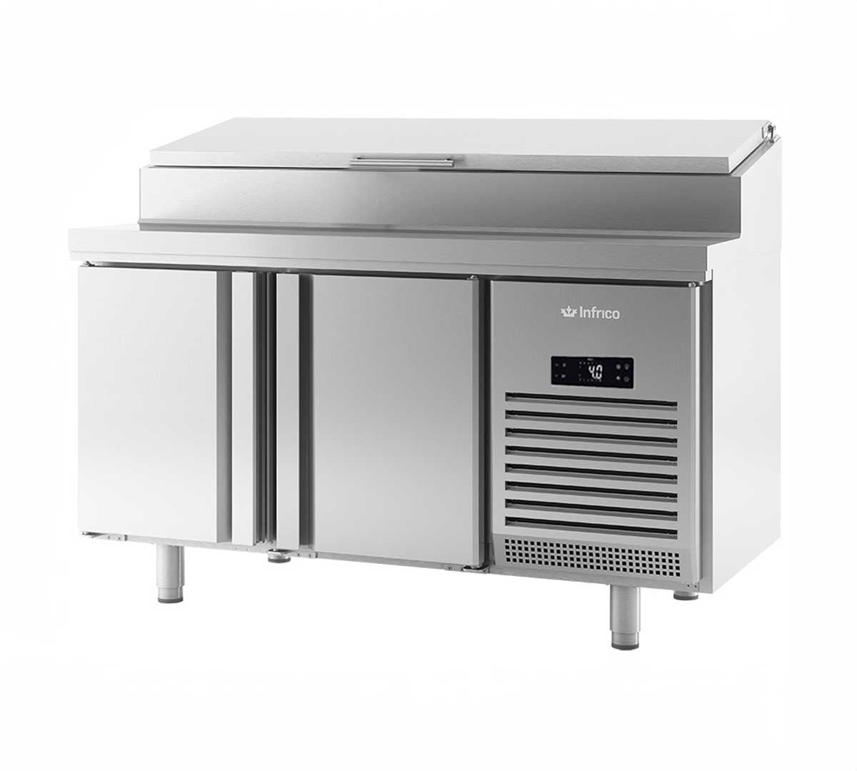 INFRICO - MESA REFRIGERADA ENSALADAS 2 PUERTAS SERIE 600 BMPP1500EN