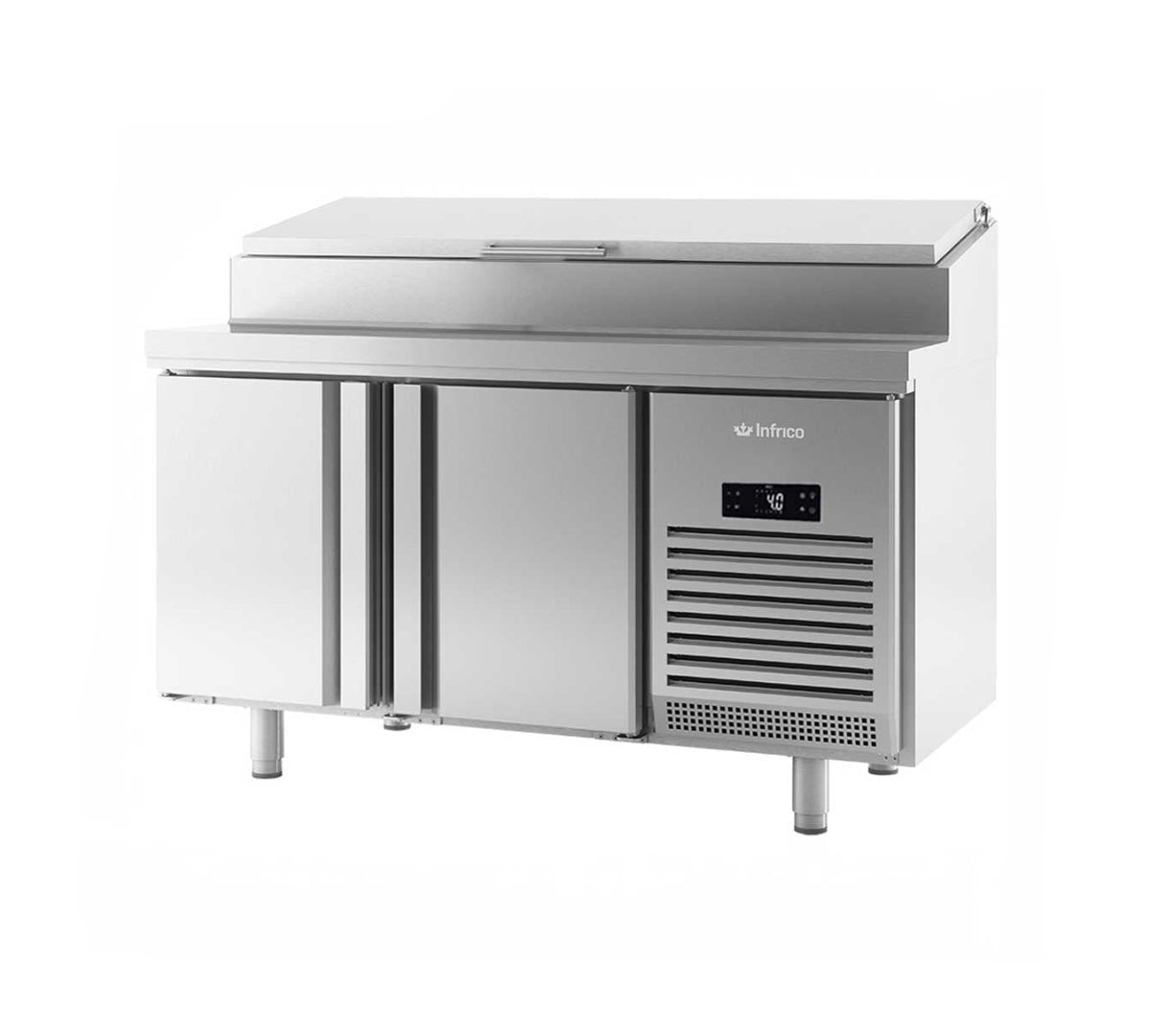 INFRICO - MESA REFRIGERADA ENSALADAS 2 PUERTAS SERIE 600 BMPP1500EN