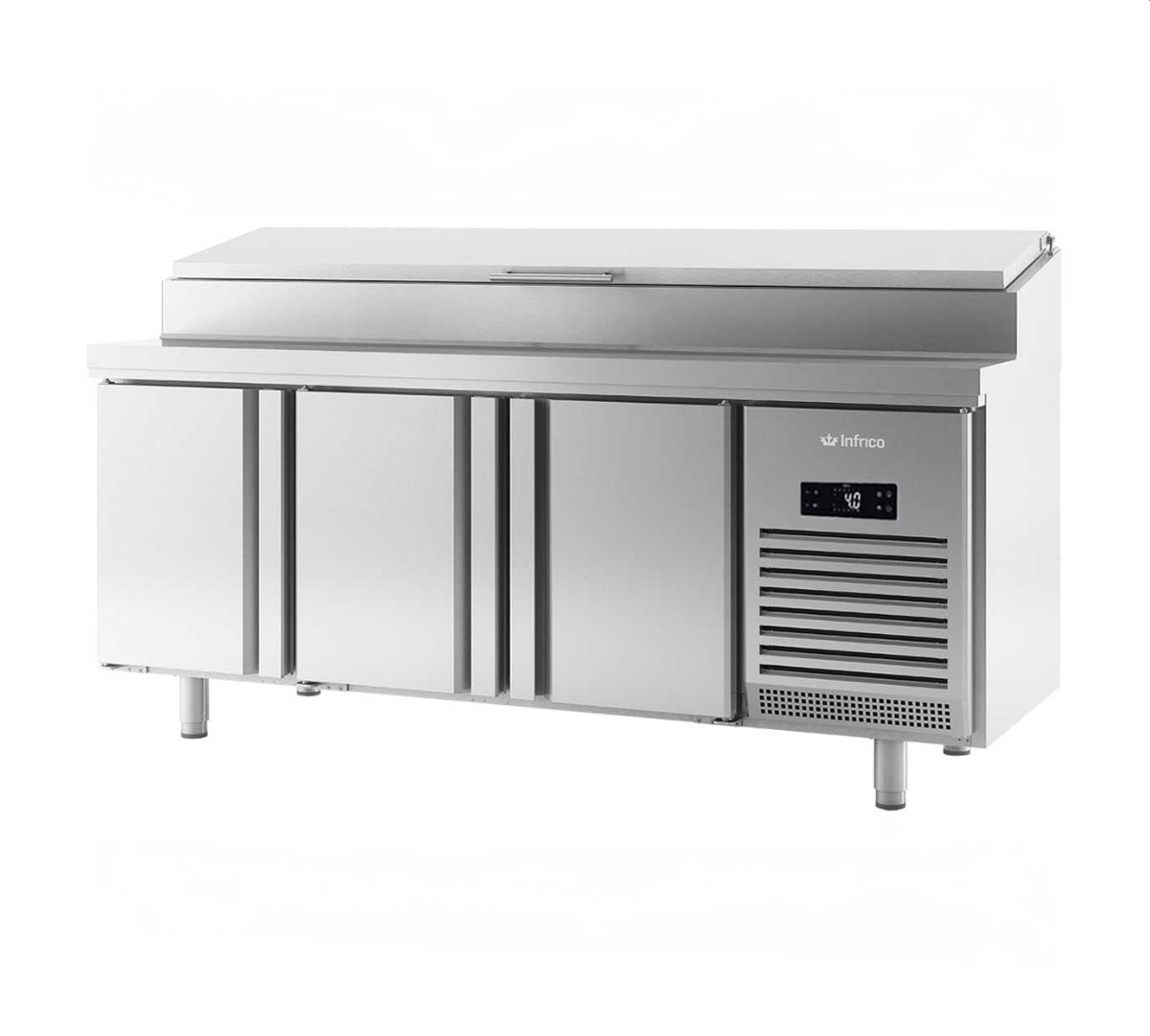 INFRICO - MESA REFRIGERADA ENSALADAS 3 PUERTAS SERIE 600 BMPP2000EN