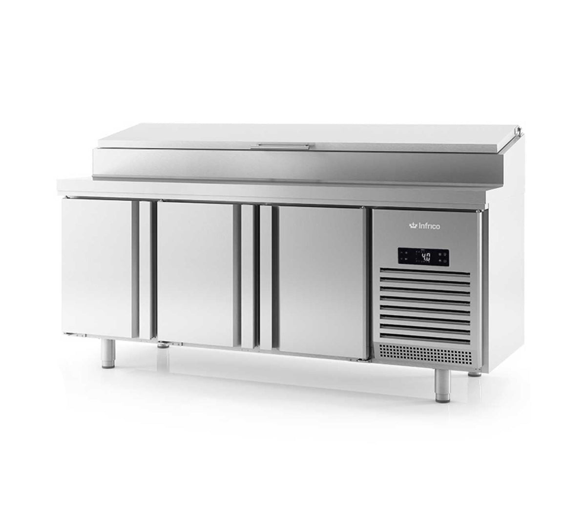 INFRICO - MESA REFRIGERADA PARA ENSALADAS SERIE 700 3 PUERTAS GN 1/1 BMGN1960