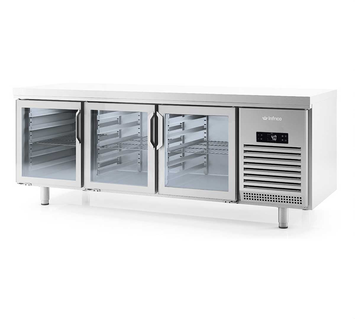 INFRICO - MESA REFRIGERADA PASTELERÍA 3 PUERTAS MR 2190 CR