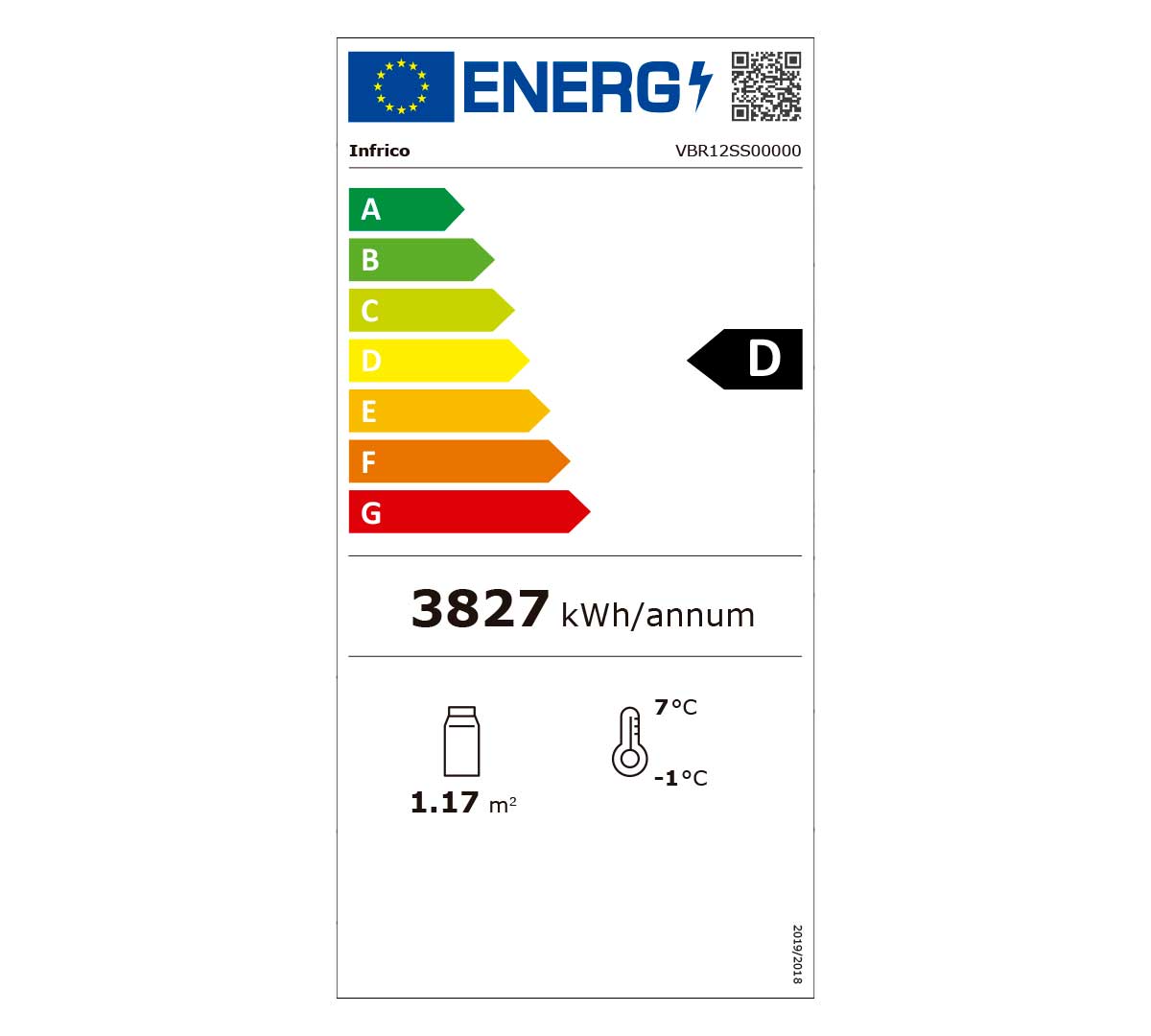 INFRICO - VITRINA SELF SERVICE VBR 12 SS