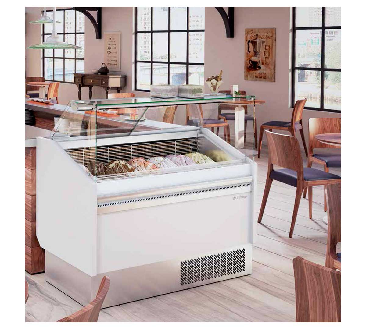 INFRICO - VITRINA EXPOSITORA HELADOS IBIZA