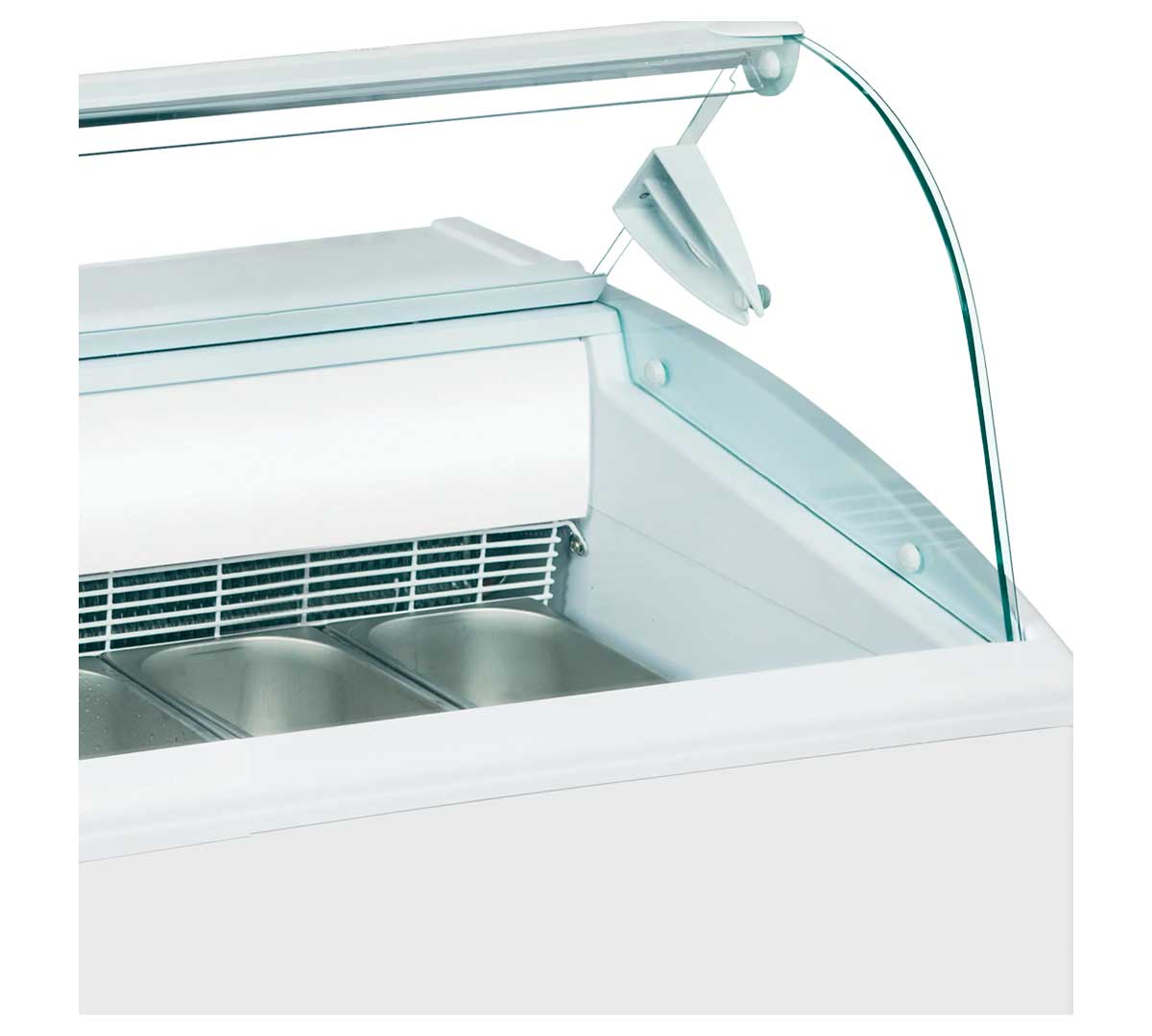 ISA - VITRINA HELADOS ISETTA TP CRISTAL CURVO
