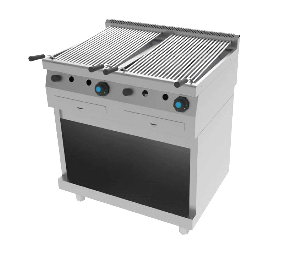 JEMI – PG60/2 PARRILLA A GAS AGUA SERIE 600 PIE – 4 QUEMADORES