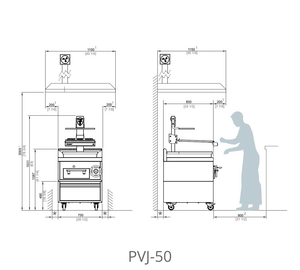 JOSPER – PVJ-50 PARRILLA VASCA ANCHO 75