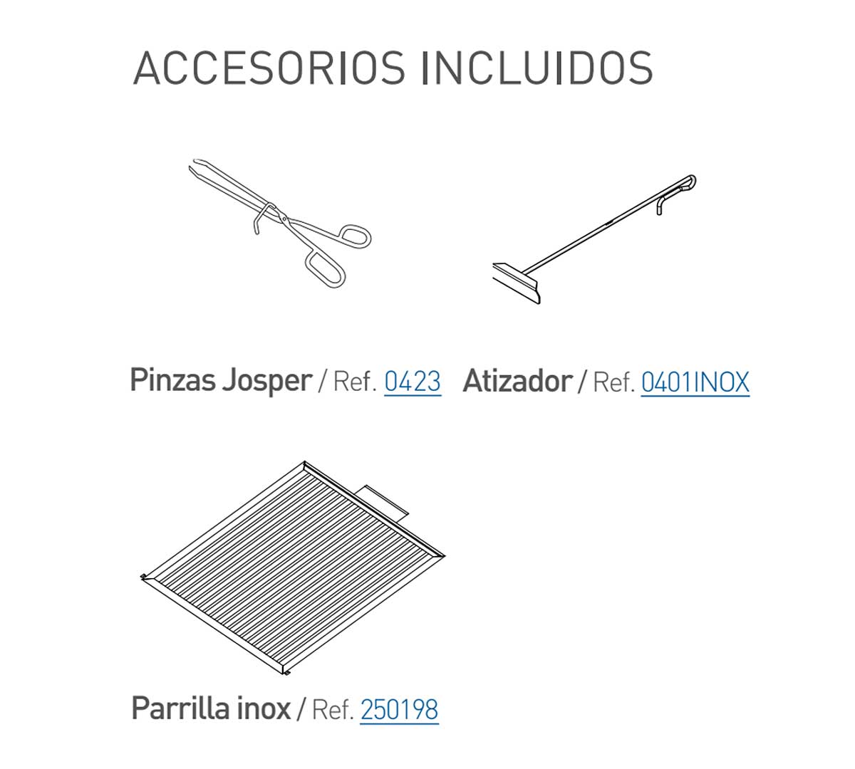 JOSPER – PVJ-50-MB PARRILLA VASCA ANCHO 90