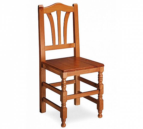 MUEBLES ROMERO - SILLA 12 MADERA
