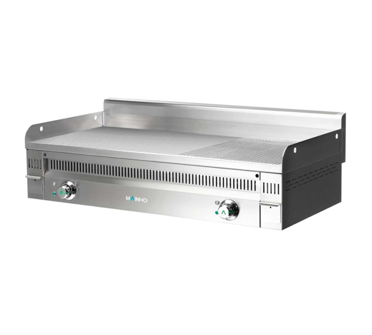 MAINHO - FRY TOP PLR-120ET ACERO SERIE EURO-SNACK PLACA MIXTA