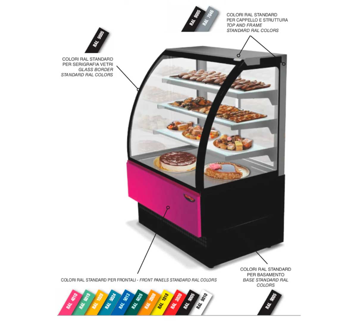 MES FRED - VITRINA EXPOSITORA EVO 90