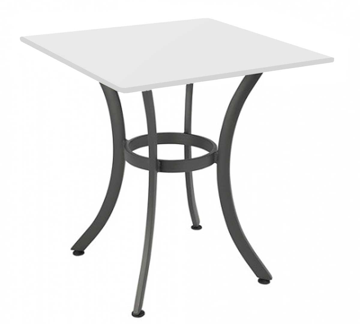 MUEBLES ROMERO - MESA 436 COMPACT BASIC - BLANCO - 60X60 CM