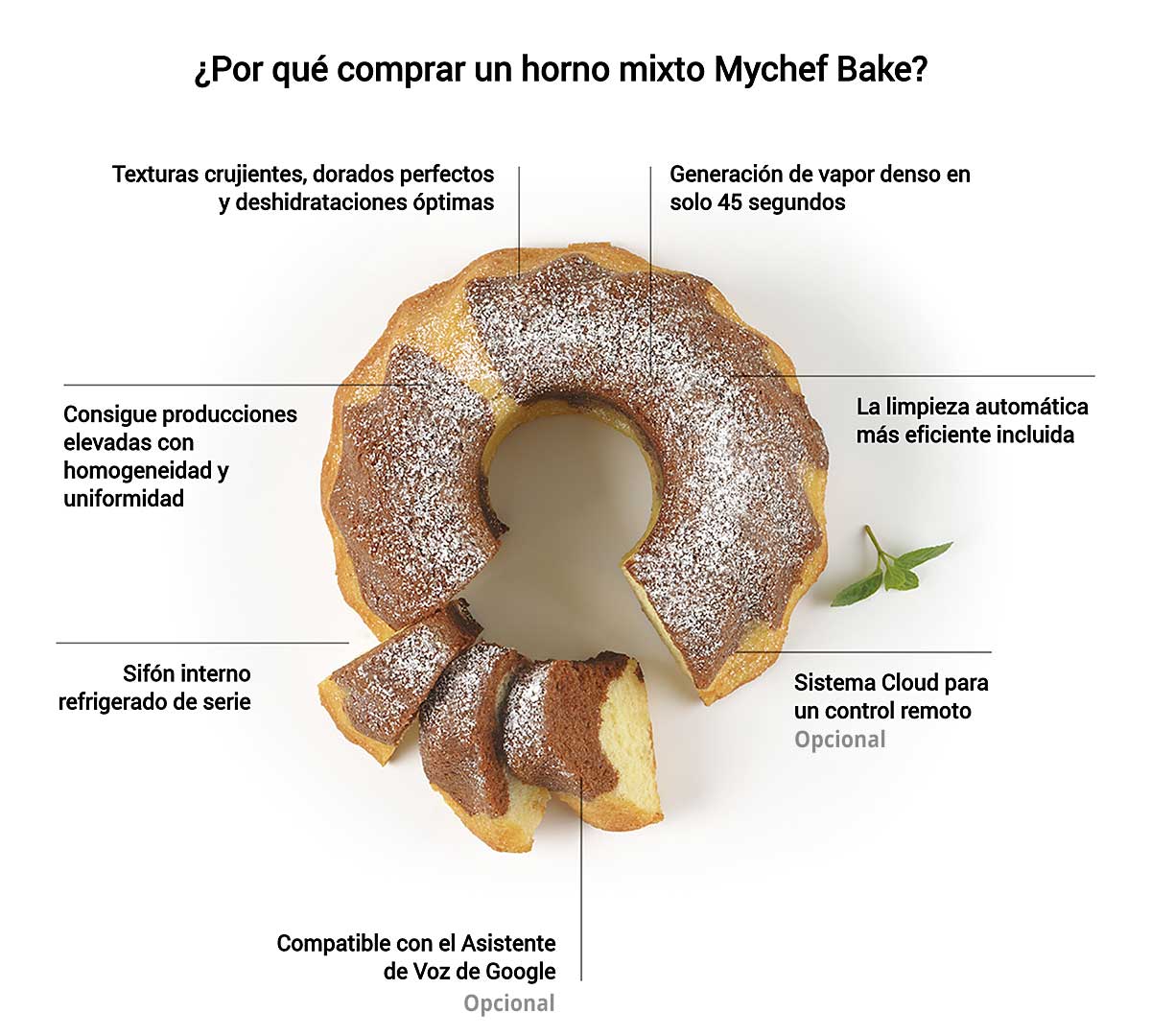 MYCHEF - HORNO MIXTO BAKE PRO 6