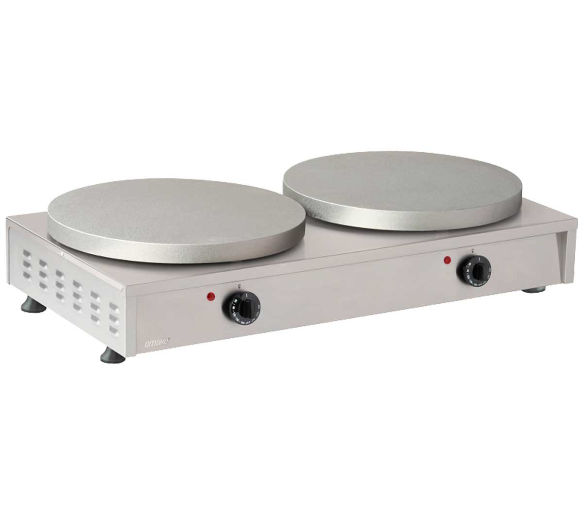 OMAKE - CREPERA DOBLE PLACA ACERO INOX KRP03