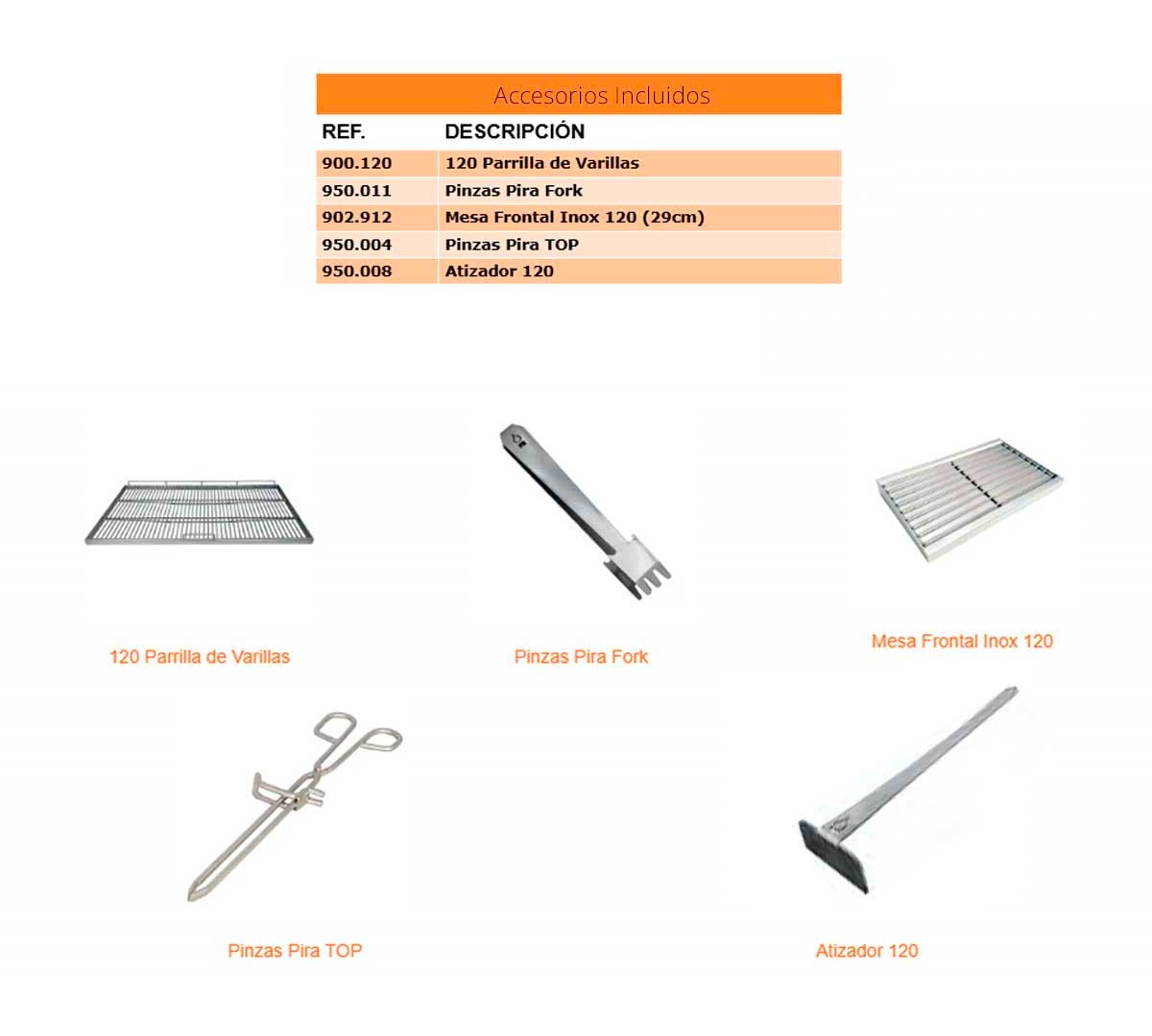 PIRA – HORNO BRASA 120 SILVER ED