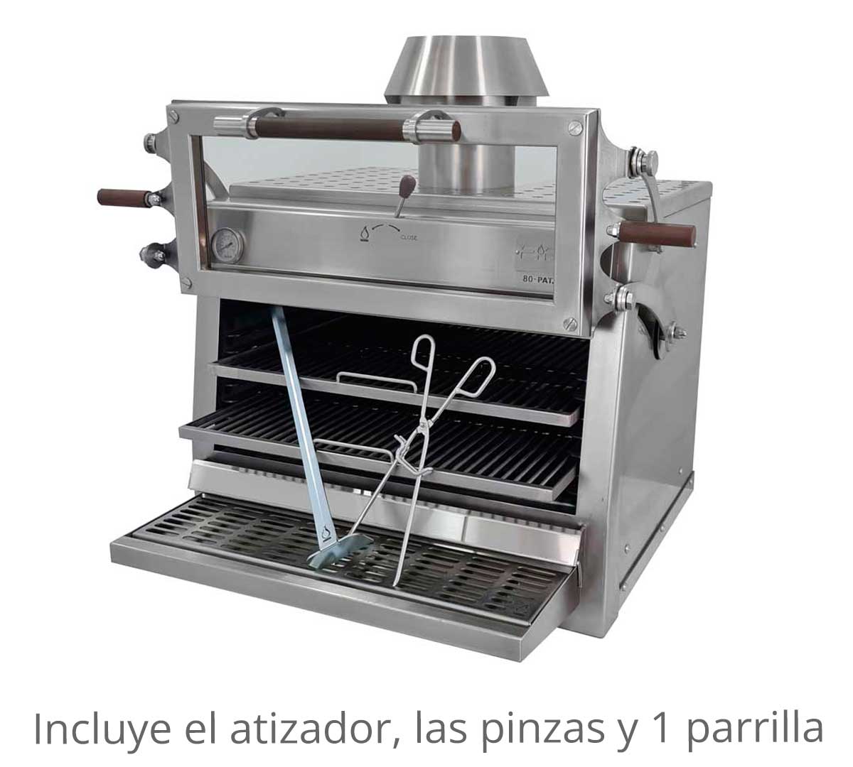 PIRA – HORNO BRASA 80 SILVER ED