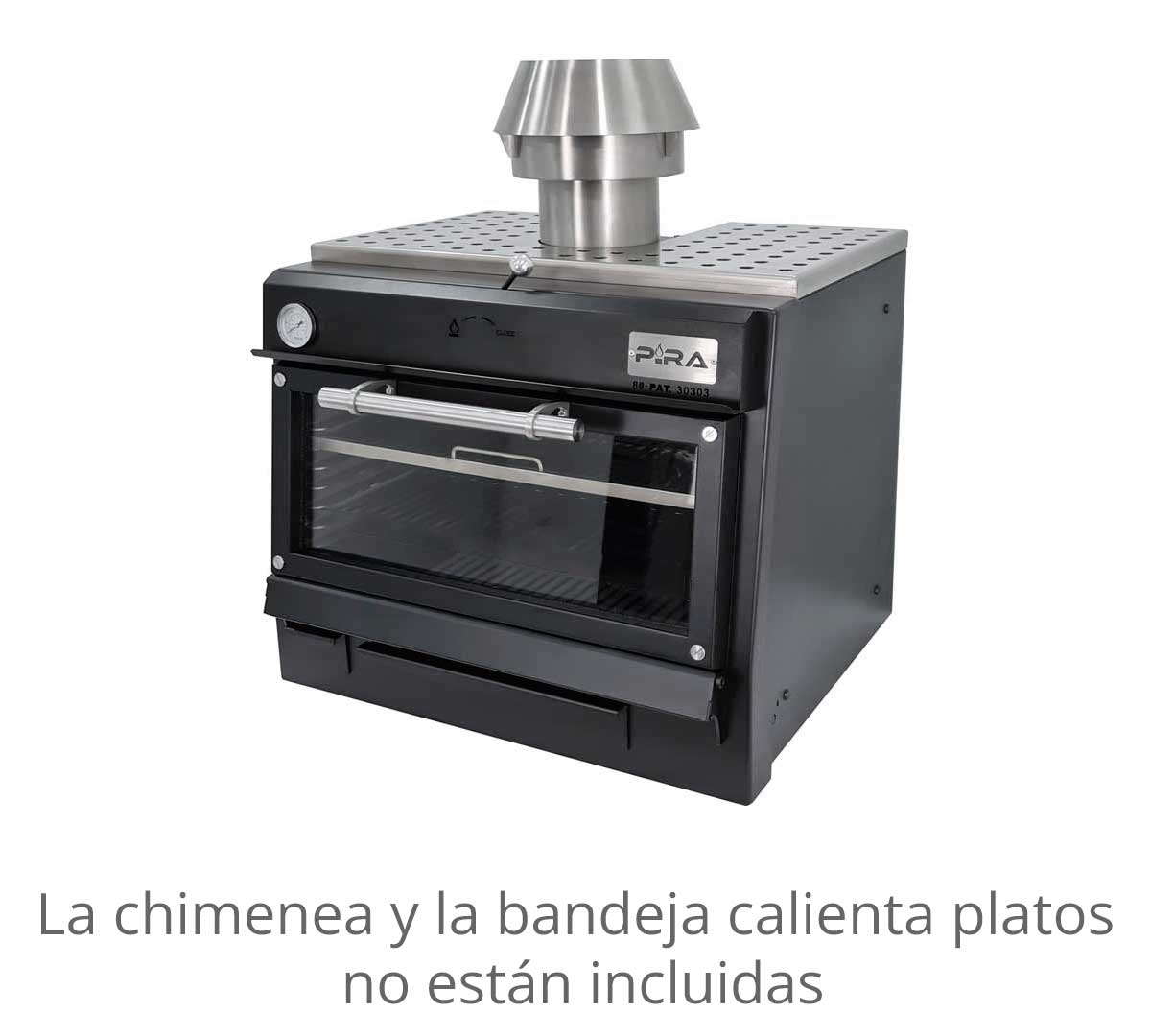 PIRA - HORNO BRASA 90 BLACK AB