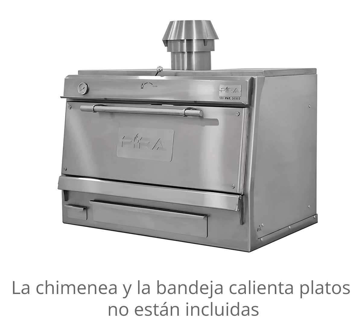PIRA - HORNO BRASA 120 SILVER SD