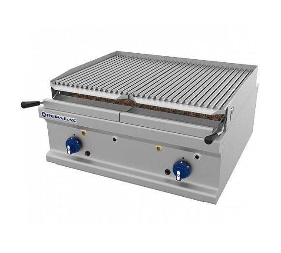 REPAGAS - BARBACOA A GAS POWER LINE SERIE 750 SOBREMESA BARG 71/M- LC (1 QUEMADOR)
