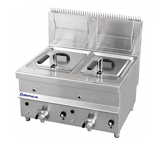 REPAGAS - FREIDORA SERIE 550 SMART LINE FG 24/M - 2 CUBAS DE 12 LITROS