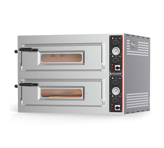 PIZZAGROUP - HORNO PIZZA ENTRY MAX 18 ELÉCTRICO - 2 CÁMARAS - 18 PIZZAS Ø 33CM