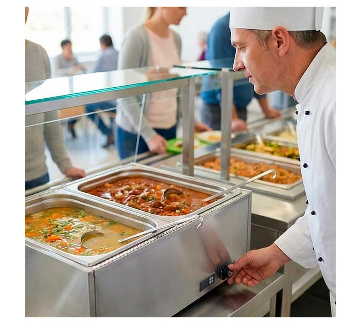 SAMMIC - BAÑO MARÍA BMS-311 - 3 CUBETAS