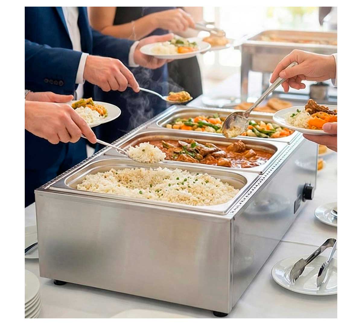 SAMMIC - BAÑO MARÍA BMS-311 - 3 CUBETAS