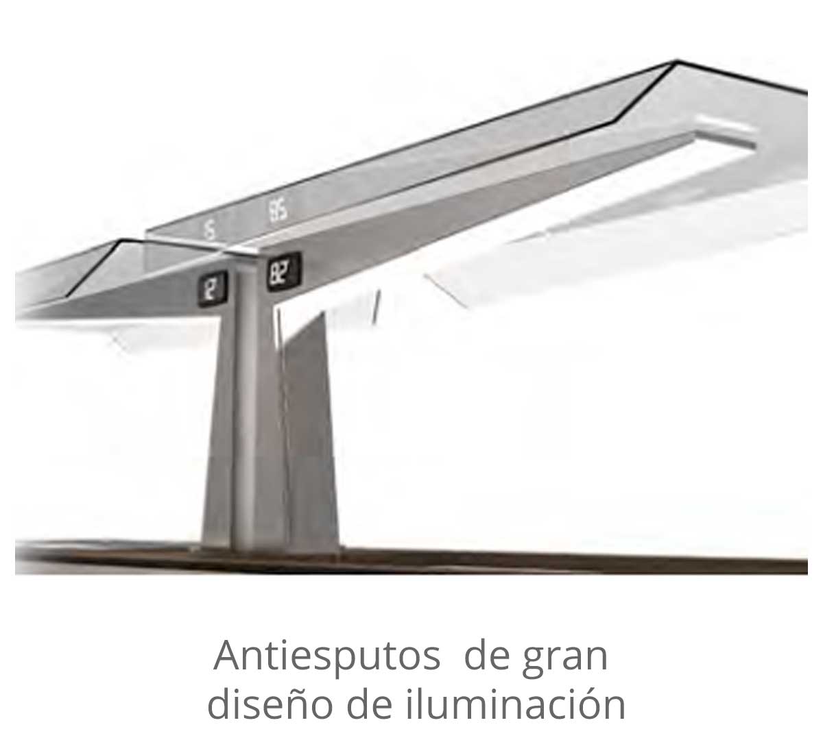 SAYL - ANTIESPUTO CON ILUMINACIÓN HALÓGENA