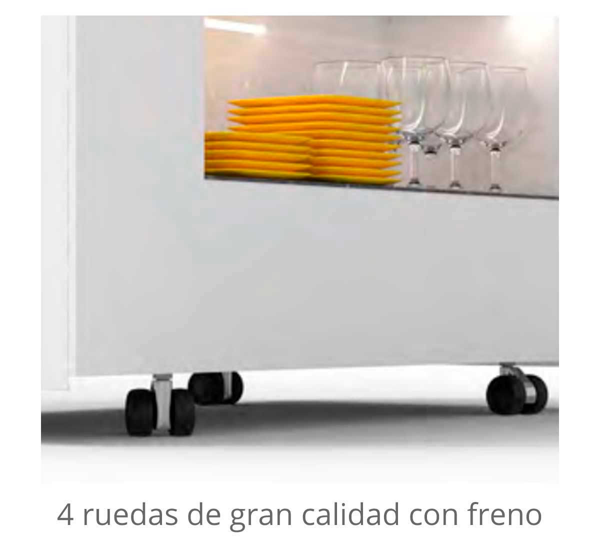 SAYL - BUFFET LINE MÓDULO CON ANTIESPUTO ISLAND BUFFET NEUTRO