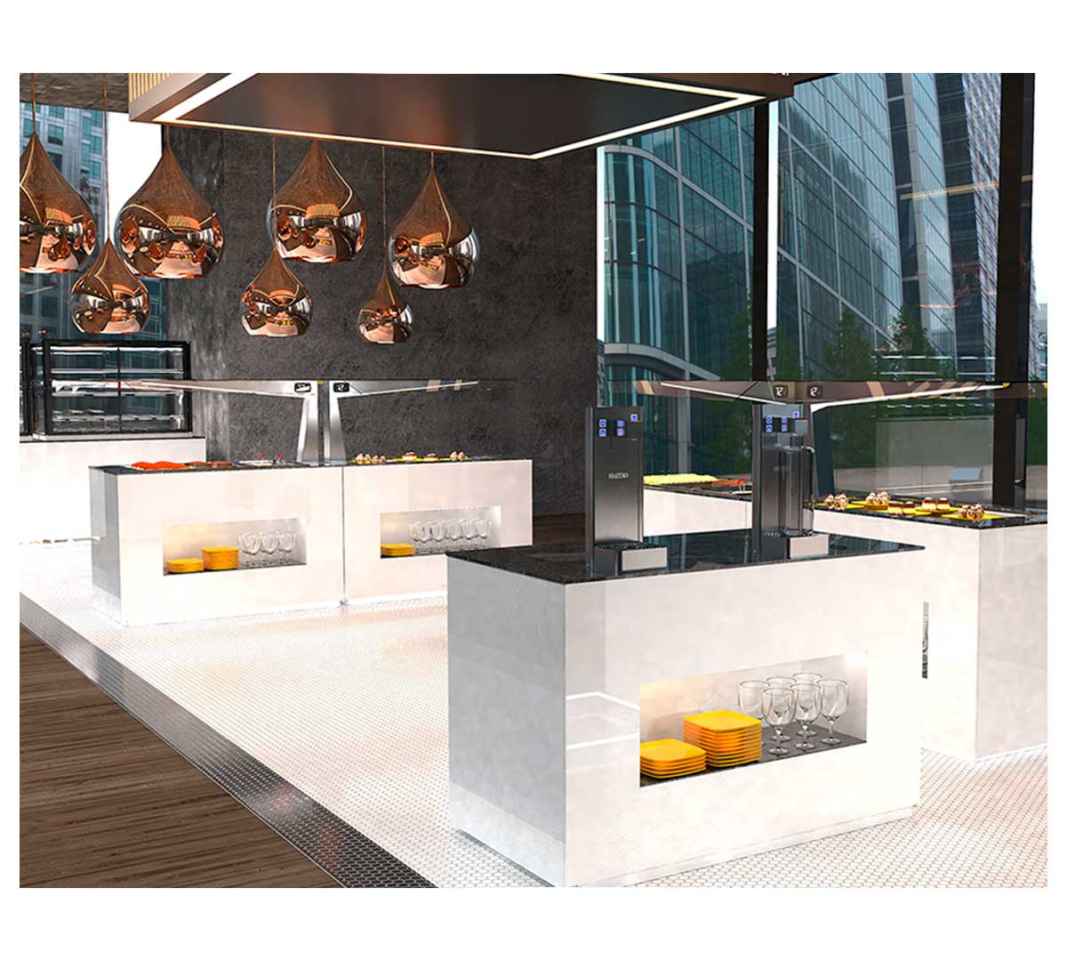 SAYL - BUFFET LINE MÓDULO BASE BAÑO MARÍA