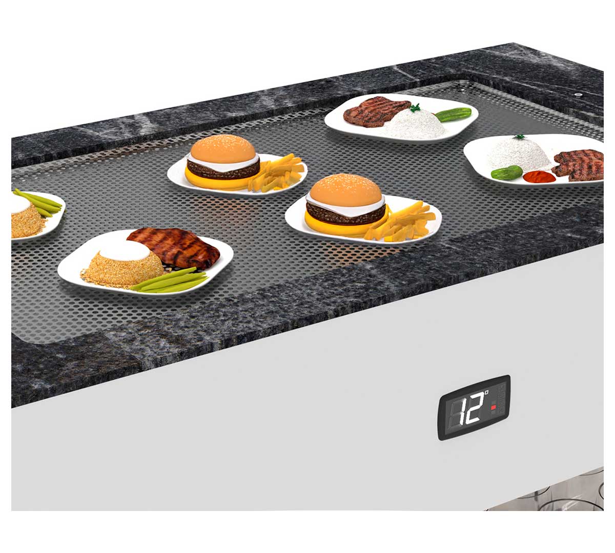 SAYL - BUFFET LINE MÓDULO BASE PLACA CALIENTE SAHARA