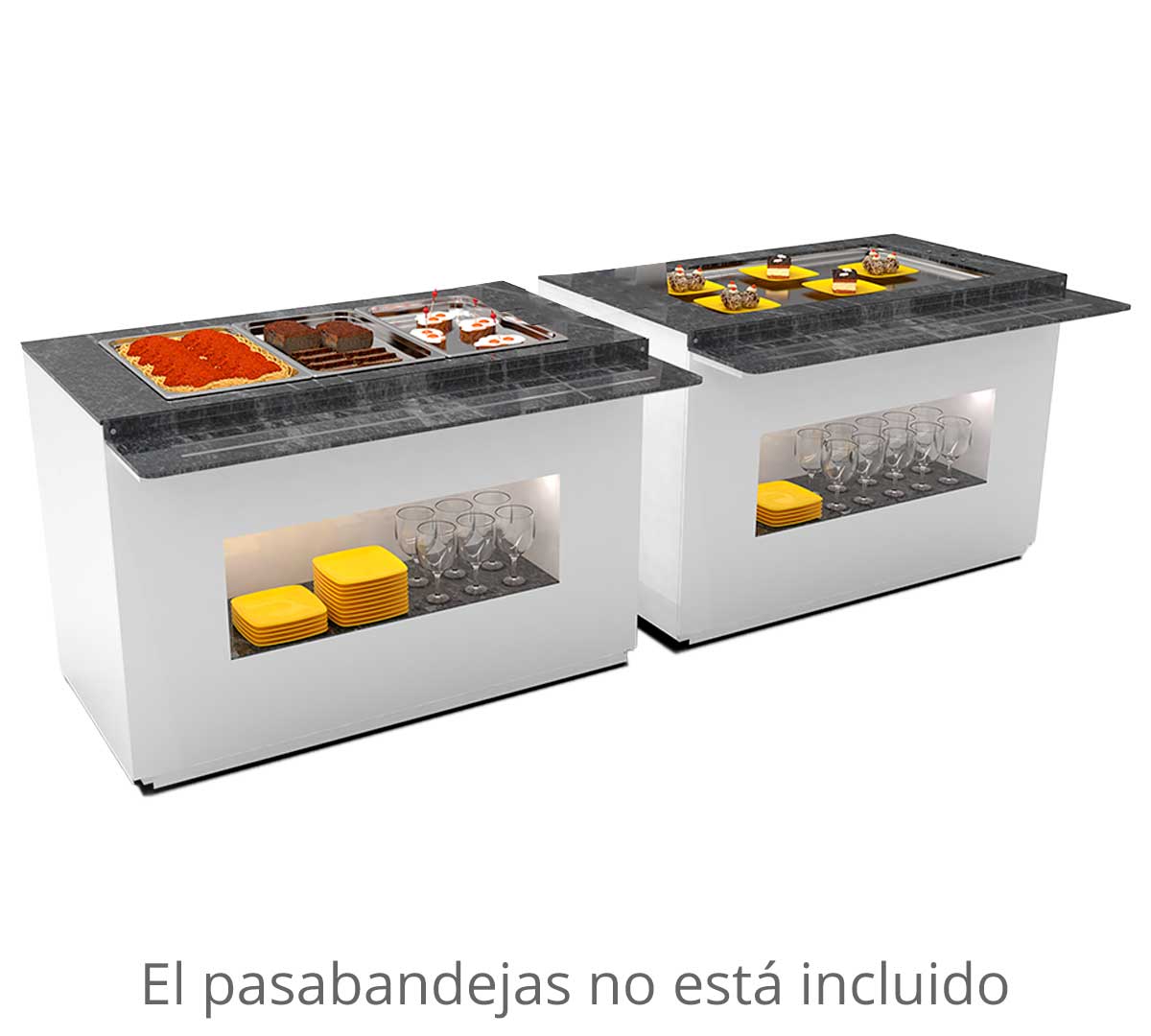 SAYL - BUFFET LINE MÓDULO BASE REFRIGERADO PLACA FRÍA CON CUBETAS