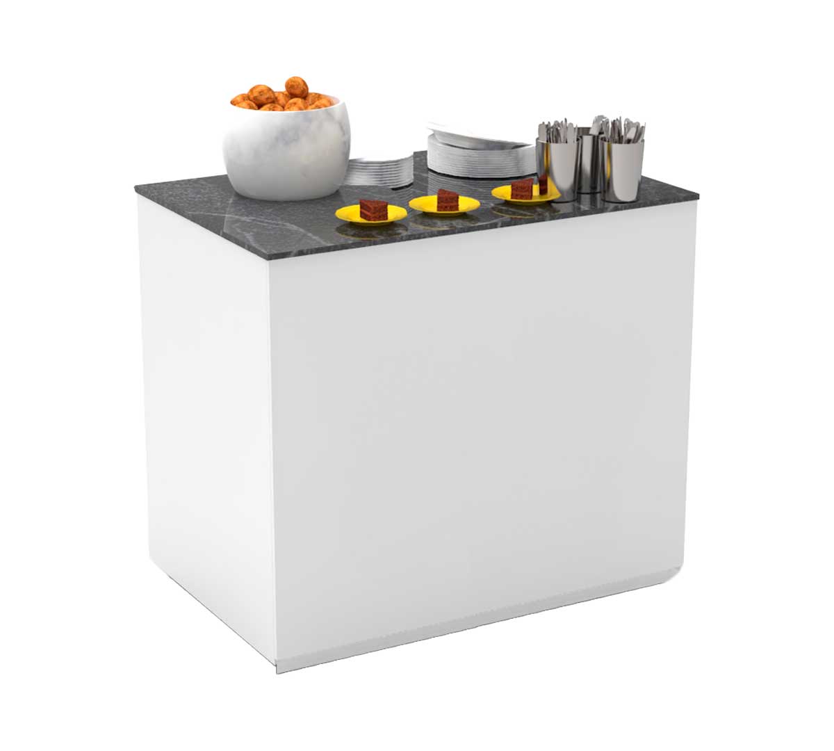 SAYL - BUFFET LINE MÓDULO BASE NEUTRO SIN ESPACIO PARA PLATOS