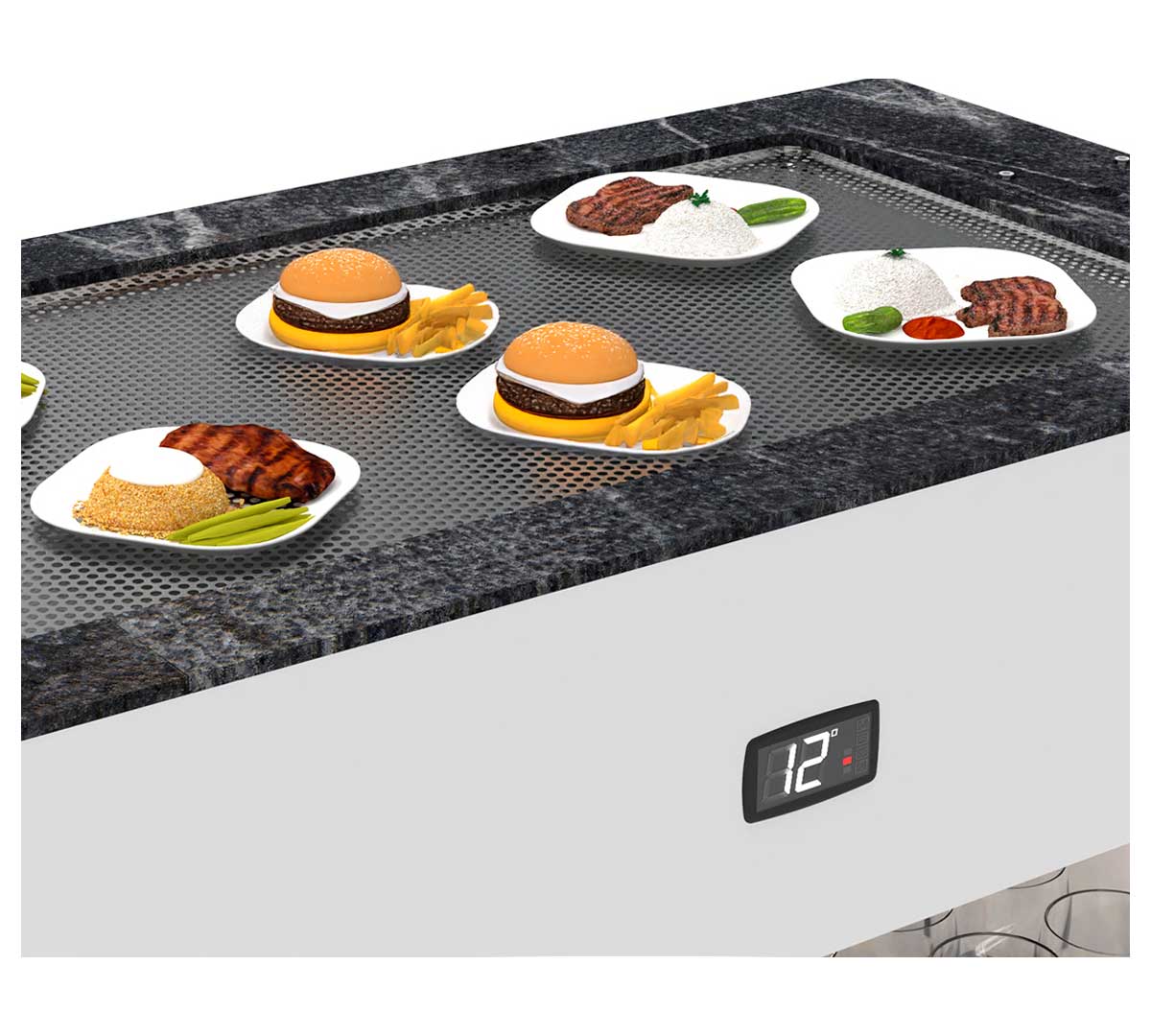 SAYL - BUFFET LINE MÓDULO SELF-SERVICE PLACA CALIENTE SAHARA