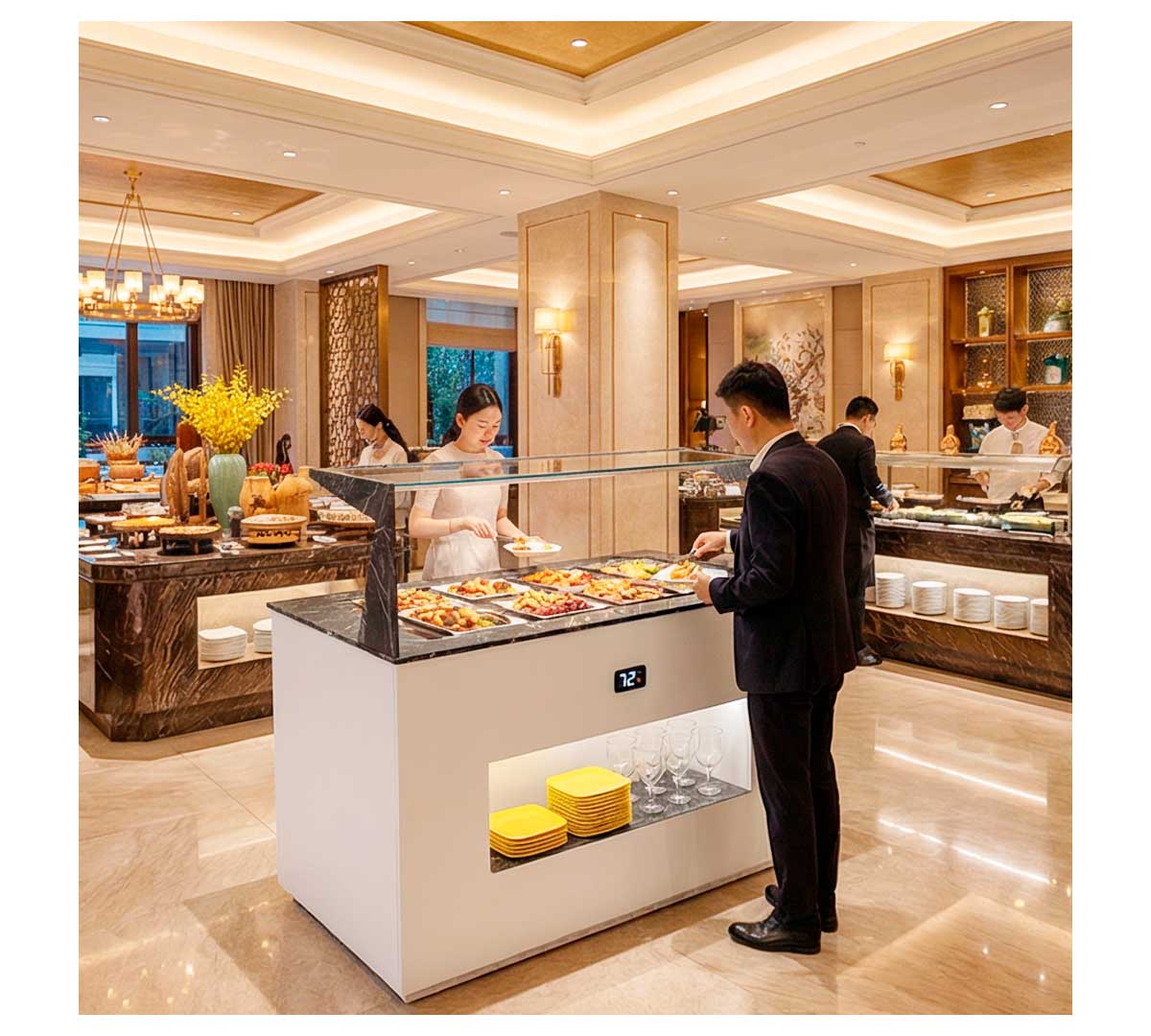 SAYL - BUFFET LINE MÓDULO SELF-SERVICE PLACA CALIENTE SAHARA